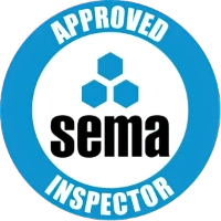 SEMA approved Inspector badge